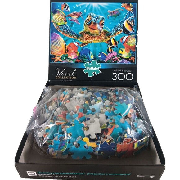 Tiny Bubbles 300 Large Piece Jigsaw Puzzle Vivid Collection by Buffalo Games - Picture 4 of 4